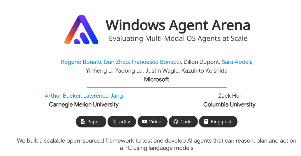 Windows Agent Arena thumbnail